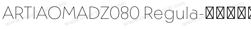 ARTIAOMADZ080 Regula字体转换